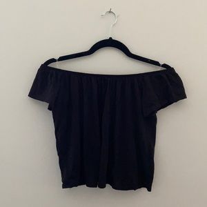 garage off the shoulder top